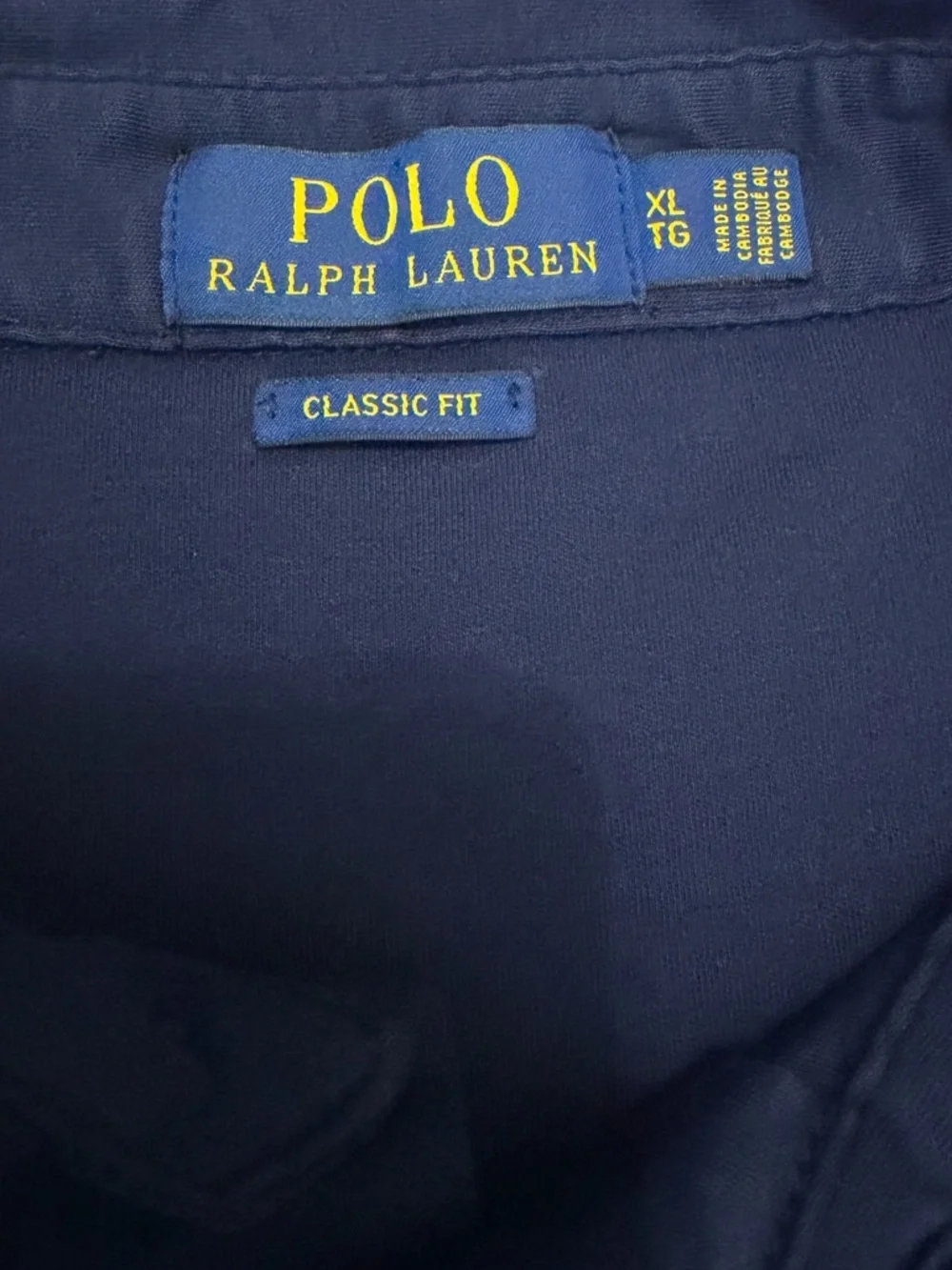 Ralph Lauren Men’s Classic Fit Soft Cotton Navy Polo Shirt XL